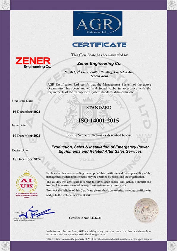 استاندارد مدیریت محیط زیست ISO 14001:2015