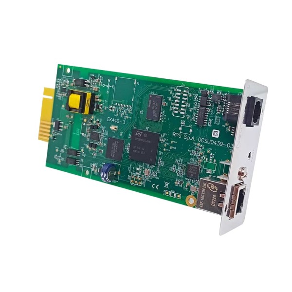 ماژول NetMan 208 جهت مانیتورینگ یوپی‌اس و سوئچ برقی تحت پروتکل SNMP